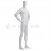 Full Body White Lycra Spandex Bodysuit Solid Color Zentai  suit Halloween Fancy Dress Costume 